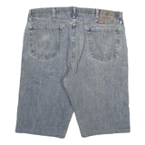 WRANGLER Mens Blue Denim Casual Shorts 2XL W36 Cotton Blend Classic Fit