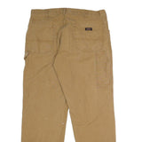 DICKIES Mens Cotton Blend Beige Regular Fit Straight Leg Trousers W38 L31