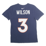 NIKE Mens Blue Wilson 3 Graphic T-Shirt S Short Sleeve Crew Neck Sports