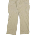 CARHARTT Mens Cotton Blend Beige Relaxed Fit Cargo Trousers W32 L32 Workwear