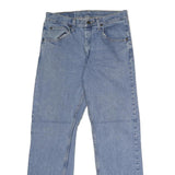 WRANGLER Mens Jeans Blue Relaxed Straight Denim Medium W30 L30 Classic Fit Zip