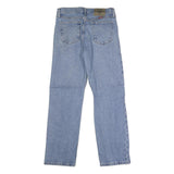 WRANGLER Mens Jeans Blue Relaxed Straight Denim Medium W30 L30 Classic Fit Zip