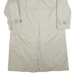 PKZ Mens Beige Cotton Classic Coat L Button Plain Stylish Warm Comfortable