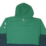 NIKE Mens Green & Navy Celtics Basketball Zip Jacket 2XL Polyester Blend