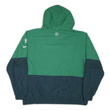 NIKE Mens Green & Navy Celtics Basketball Zip Jacket 2XL Polyester Blend