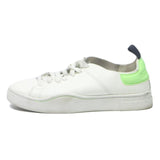 DIESEL Mens Low Top Trainers White Leather UK 6.5 Casual Footwear