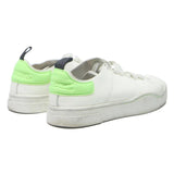 DIESEL Mens Low Top Trainers White Leather UK 6.5 Casual Footwear