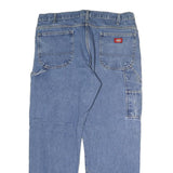 DICKIES Mens Jeans Blue Relaxed Straight Denim Medium W38 L30 Workwear Utility