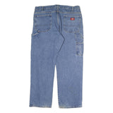 DICKIES Mens Jeans Blue Relaxed Straight Denim Medium W38 L30 Workwear Utility