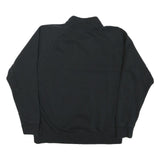 NIKE Mens Black Idaho 1/4 Zip M Sweatshirt Polyester Blend Casual Pullover