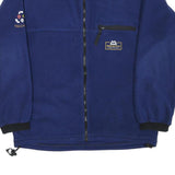MOUNTAIN EQUIPMENT Mens Blue Outdoor Jacket M Polyester Blend Plain Zip Warm