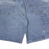 WRANGLER Mens Denim Blue Casual Shorts M W36 Carpenter Style Pocket Detail