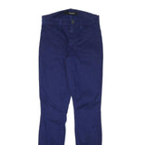 J BRAND Womens Cotton Blend Blue Slim Skinny Trousers W25 L29 Stylish Zip