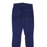 J BRAND Womens Cotton Blend Blue Slim Skinny Trousers W25 L29 Stylish Zip