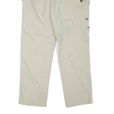 K-TEC Mens Polyester Blend Beige Regular Zip Cargo Trousers W37 L30 Casual