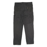 DICKIES Mens Jeans Black Regular Straight Denim W35 L30 Workwear Casual