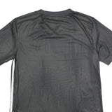 ADIDAS Womens Black & White Modern T-Shirt M Short Sleeve V-Neck Sportswear