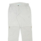 Womens Regular Beige Polyester Blend Zip Trousers W29 L30 Lightweight Casual