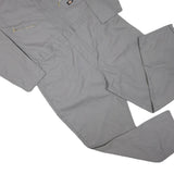 DICKIES Mens Grey Straight Fit Dungarees Relaxed Cotton Blend Workwear 2XL W48