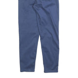 CALVIN KLEIN JEANS Womens Cotton Blend Blue Slim Straight Trousers W32 L26