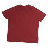 CARHARTT Mens Maroon Relaxed Fit 2XL Short Sleeve Crew Neck Pocket T-Shirt