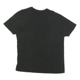 ADIDAS Mens Black Cotton Blend T-Shirt L Short Sleeve Crew Neck Casual