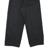 RED KAP Mens Black Cotton Blend Regular Straight Trousers W28 L25 Workwear