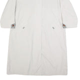 C&A Womens Cream Cotton Blend Button Jacket UK 14 Classic Plain Lightweight