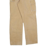 DICKIES Mens Jeans Beige Regular Straight Denim W36 L34 Casual Workwear Zip