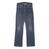 ARMANI JEANS Womens Blue Regular Straight Denim Medium W27 L31 Stylish Zip