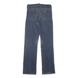 ARMANI JEANS Womens Blue Regular Straight Denim Medium W27 L31 Stylish Zip