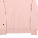 CHAMPION REVERSE WEAVE Womens Pink Cotton Blend Crew Neck Sweatshirt S Classic