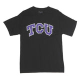 CHAMPION Mens Black TCU Graphic T-Shirt M Short Sleeve Crew Neck Cotton