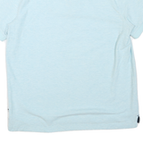 NAUTICA Mens Light Blue Polo Shirt Short Sleeve Cotton Blend L Classic Fit
