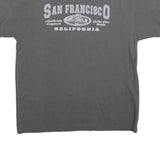 Mens Grey San Francisco California Graphic T-Shirt L Short Sleeve Crew Neck