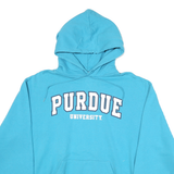 CHAMPION Mens Blue Purdue University Hoodie M Cotton Blend Pullover