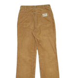 Womens Cotton Blend Regular Fit Straight Leg Beige Trousers W26 L31 Casual Wear