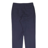 REISS Womens Cotton Navy Slim Tapered Trousers W26 L30 Smart Workwear