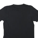 ADIDAS Mens Black Cotton Blend T-Shirt M Short Sleeve Crew Neck Logo Print