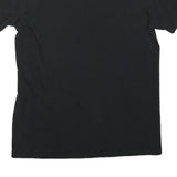 ADIDAS Mens Black Cotton Blend T-Shirt M Short Sleeve Crew Neck Logo Print