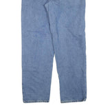 CARHARTT Mens Jeans Blue Regular Straight Denim Medium W40 L34 Workwear Zip