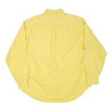 TOMMY HILFIGER Mens Yellow Cotton Blend Shirt 2XL Button Down Classic Fit