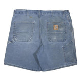 CARHARTT Mens Shorts Blue Casual L W38 Workwear Durable Cotton Blend