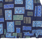 DRAPER'S & DAMON'S Womens Blue Patchwork Printed Polyester Jacket XL Zip