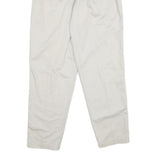 LEE Womens Cotton White Classic Straight Trousers W26 L30 Casual Summer Fit