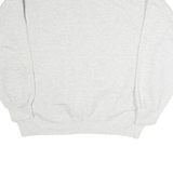 SPORTSMASTER Mens Grey Menlo Park Fire 1/4 Zip Pullover L Cotton Jersey Casual
