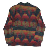 BEDFORD FAIR Womens Beige & Multicoloured Geometric Cotton Blend Blazer UK 8