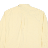 NAUTICA Mens Yellow & White Cotton Blend Shirt XL Classic Fit Long Sleeve Casual