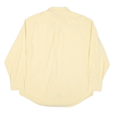 NAUTICA Mens Yellow & White Cotton Blend Shirt XL Classic Fit Long Sleeve Casual