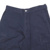DICKIES Mens Navy Blue Cargo Shorts M W32 Utility Workwear Cotton Blend